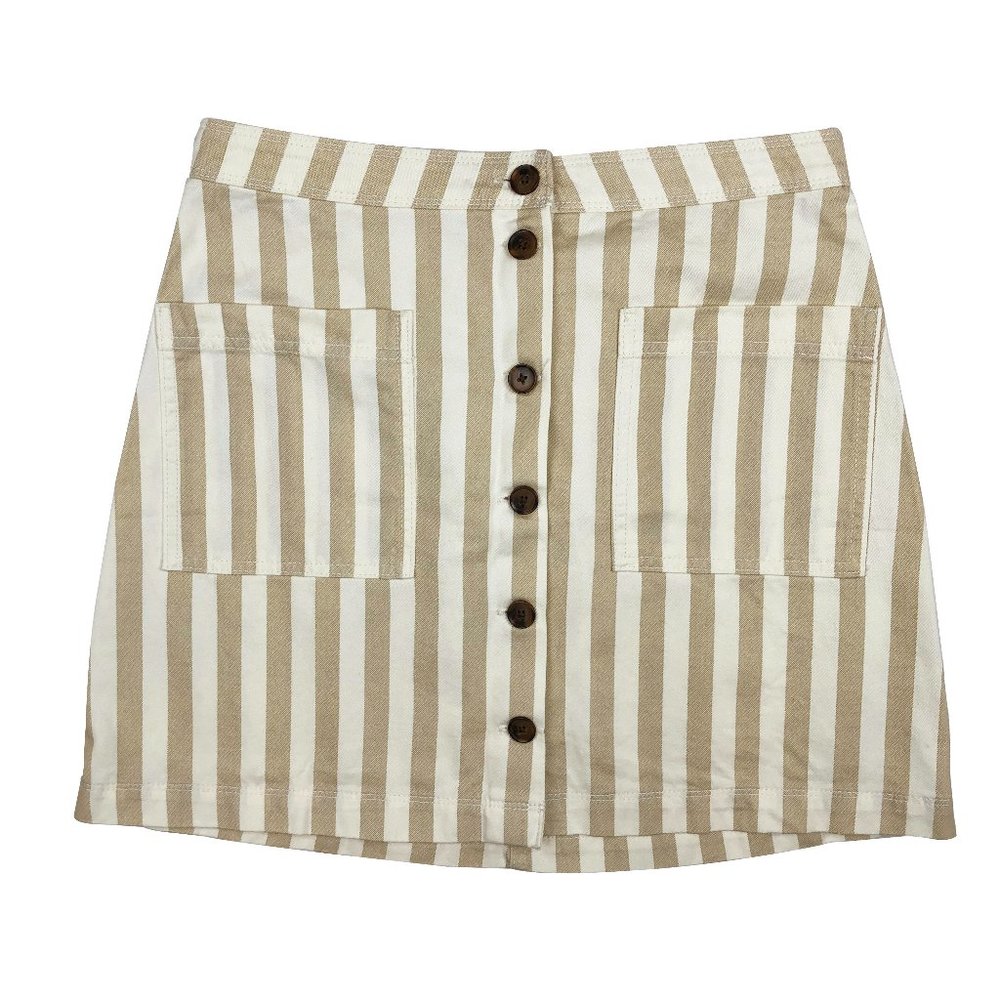 Old Navy Striped Mini Skirt